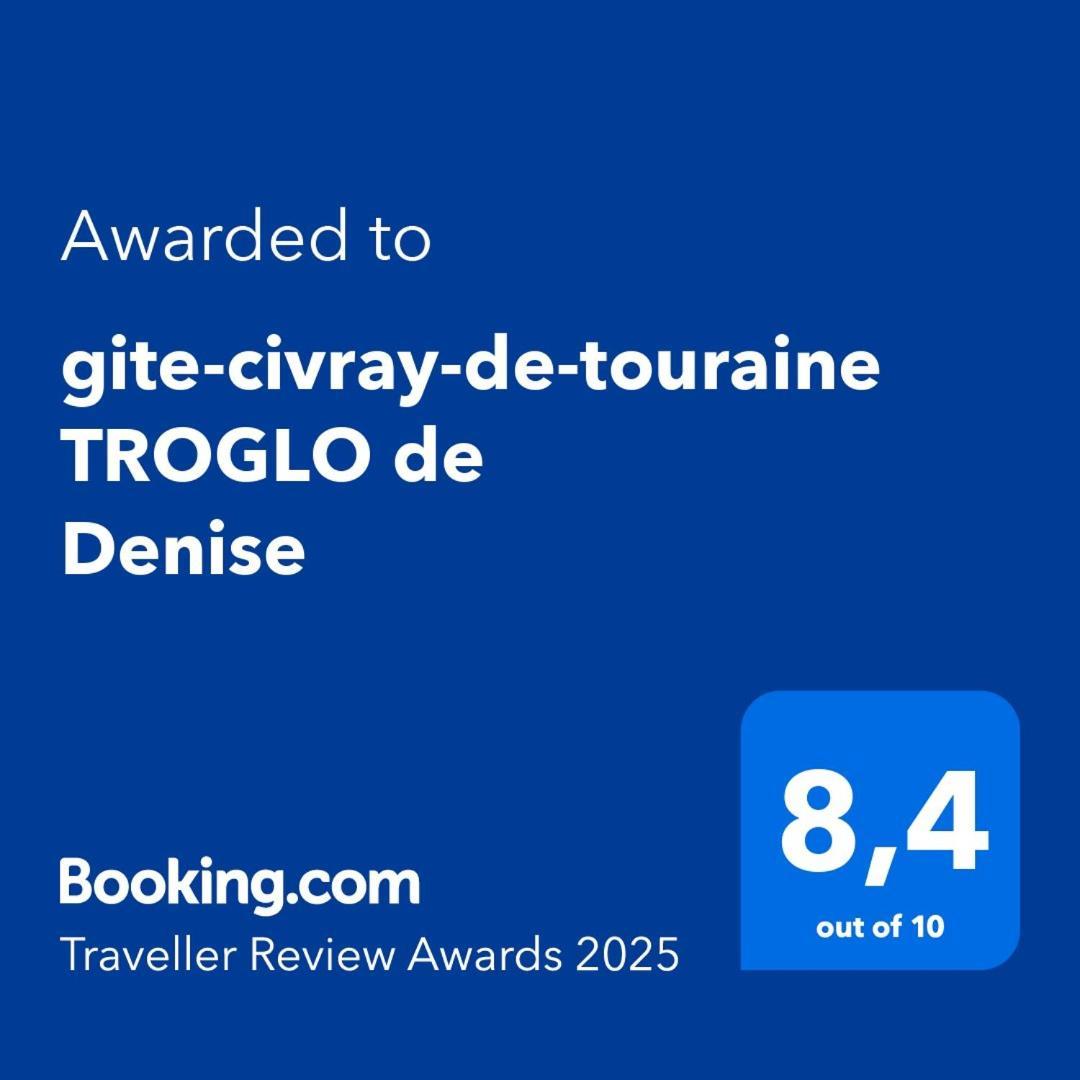 Gite-Civray-De-Touraine Troglo De Denise Exteriör bild